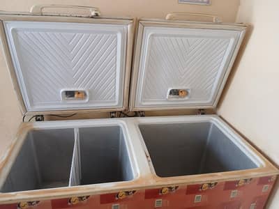 freezer with tyre and two door
