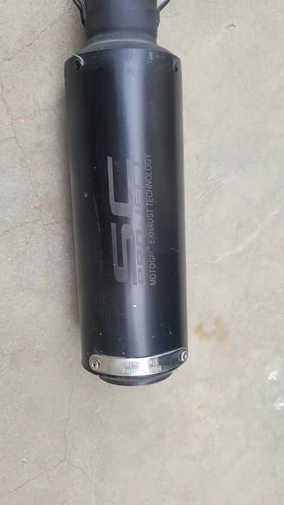 SC project original exhaust with 70 bend pipe original fitting