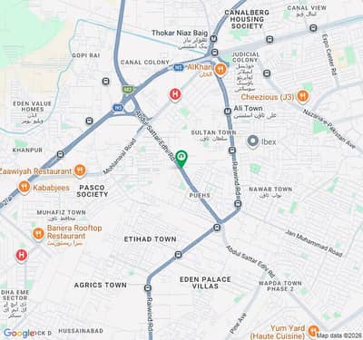 Commercial Plot Of 4 Kanal In Abdul Sattar Edhi Road For rent