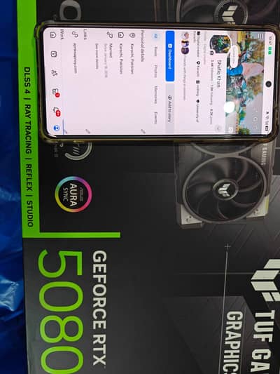 ASUS TUF RTX 5080 OC VERSION WITH LOCAL WARRANTY