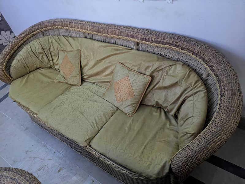 CANE SOFA SET 6