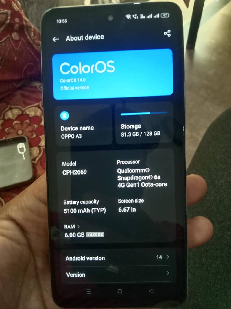 OPPO A3 5