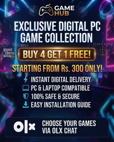 BIG OFFER: Buy 4 Games & Get 1 Game Absolutely FREE