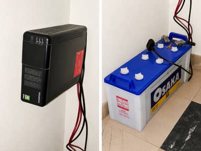 Eco Star 1KVA inverter plus Osaka 195 Pro Battery For Sale