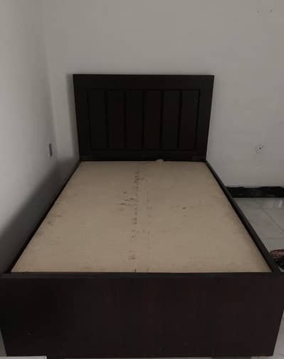 Single Bed with Side Table for Sale
