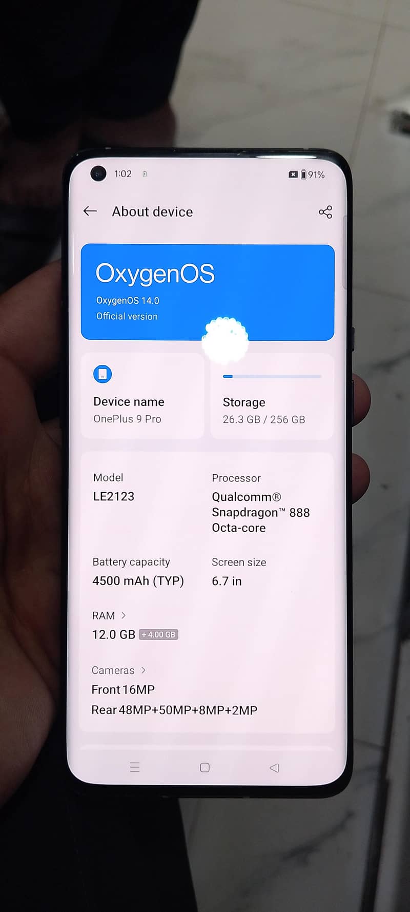One Plus 9 Pro 3