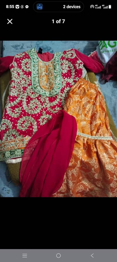 3 years girl gharara for sale