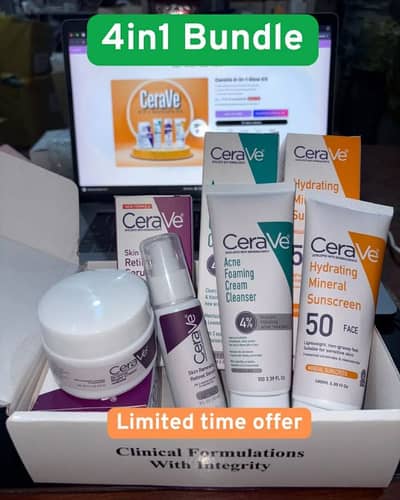 Cerave 4-in-1 beauty skin care set | 100% original | Cerave set |
