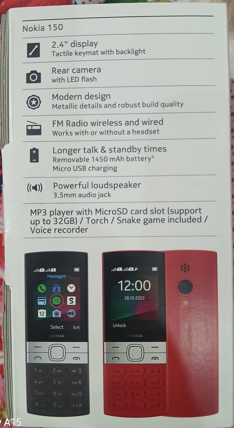 Nokia 150 model 1
