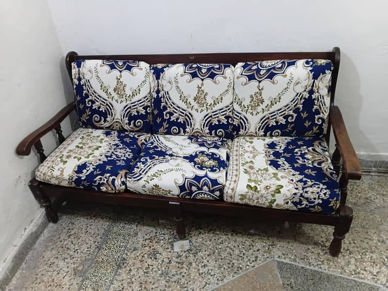 3 Seater Sofa Solid Wodden 4