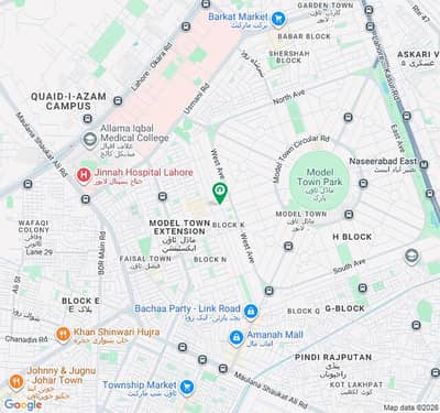 1 Kanal Plot For Sale In Model Town 60 Feet Front And 80 Feet Length