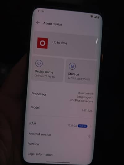 Oneplus 7T pro 5g MacLaren