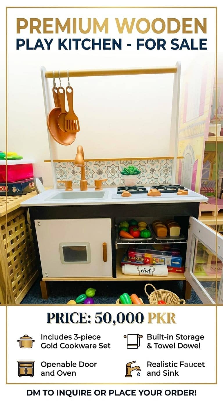 Kitchen set/Kids Play Set/ Kids Indoor ,outdoor Kitchen Play Set 0