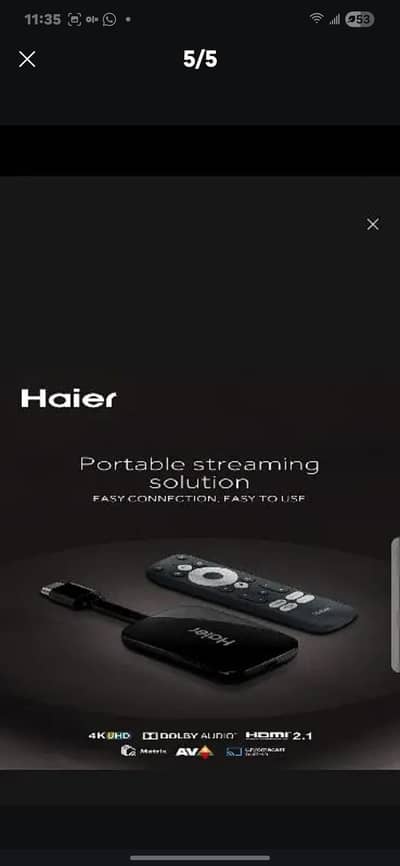 Haier dongle android