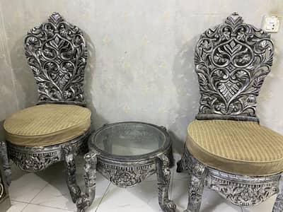 Set of 2 chairs & 1 table