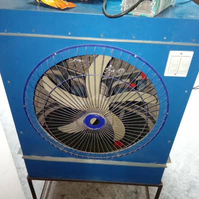Air cooler with free stand blue colour