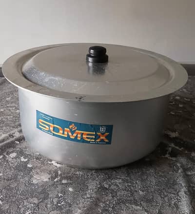 Brand New Cooking Pot Heavy Gauge Aluminum Anodized No. 10 – SOMEX