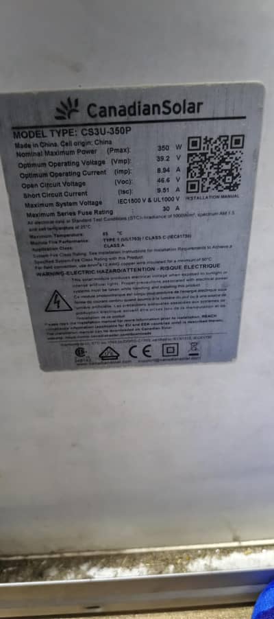 solar plates full size ha just 1 year something use ha koi break ni ha
