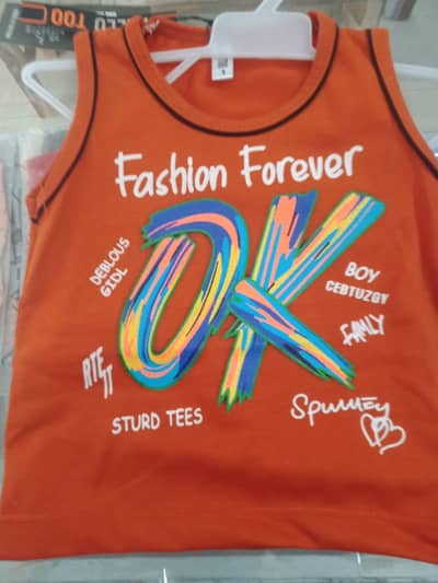 Boys Tank Top + Denim Shorts Combo