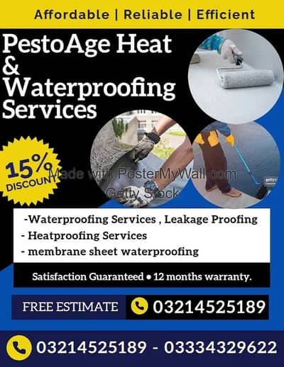 Waterproofing Services, Heat Proofing Services, Best Heat Insulation
