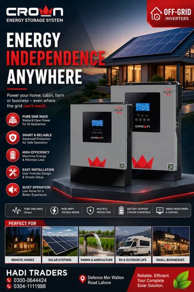 3kW Solar Inverter/crown/solar solution/inverex/solarmax/goodwe/knox