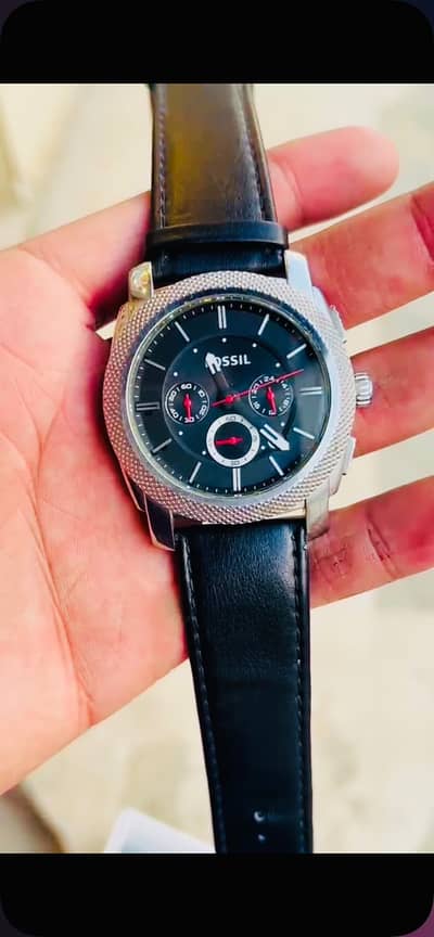 100% Original Fossil Machine Rubber Case Wristwatches for sale