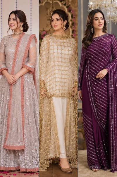 Wedding dresses and party wears