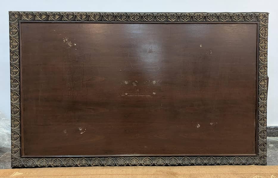 TV Console Table with Wall Panel 4