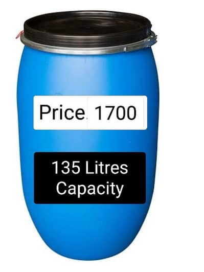 premium blue plastic drums