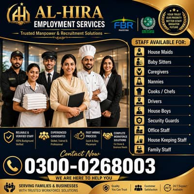 Maids/House Maids/BabySitter/Driver/Patient Care/Nanny/Helper /Availab