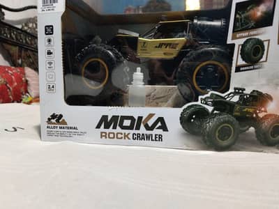 rc rock crawler with camera, smoke and remote control