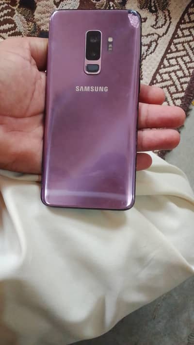 Samsung Mobile S9 Plus 6/256 single sim approved 1 dot baqi A to z ok