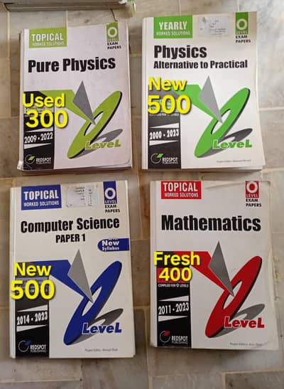 O Levels Books and Past Papers at Throw away prices