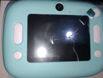 Children's digital print camera , sky blue color