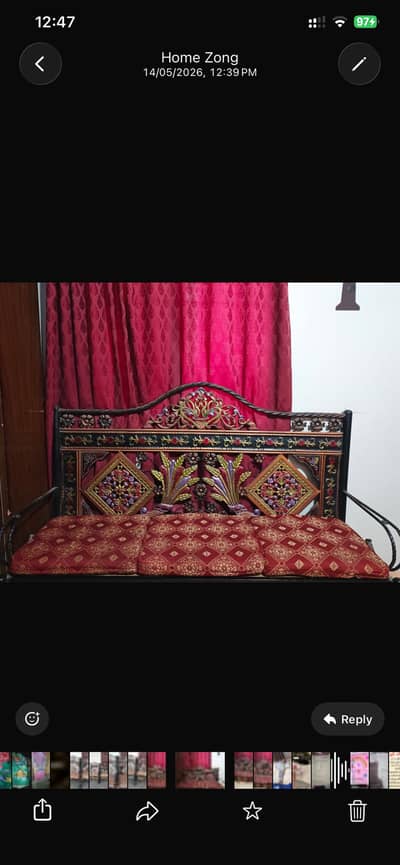 Iron Sofa set 5 Seater Avaiable