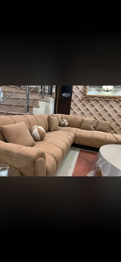 Brand new condition L shape sofa set