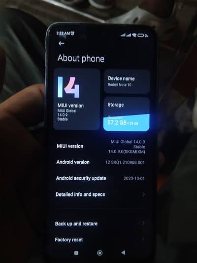 Xiaomi Redmi Note 10 require fresh board pta approved