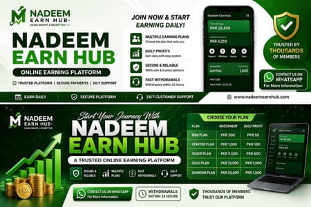 Nadeem Earn Hub – Online Earning Platform