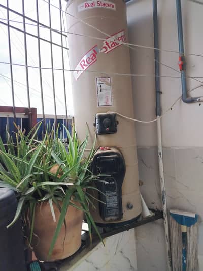 Realsteem geyser gas or ELACTRIC