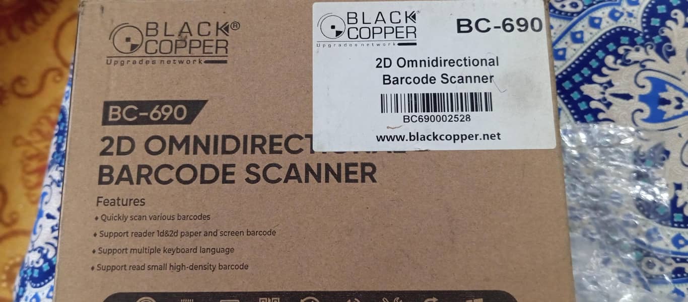 High-Speed Desktop Barcode Reader / Scanner 3