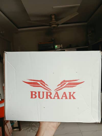Buraak Full face Matte Black Helmet