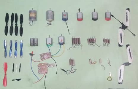 *`Drone Parts 20+ Motors + Props + PCB - Urgent Sale Multan`*