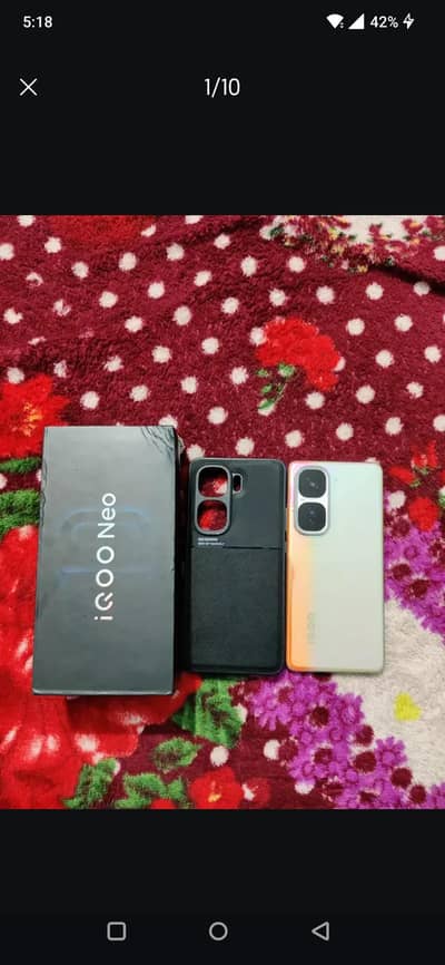 iqoo neo 10 chiana model 12/256 non PTA