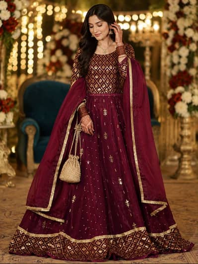 Bridal Lehnga Sharara Dress| saba rajpoot designer saree