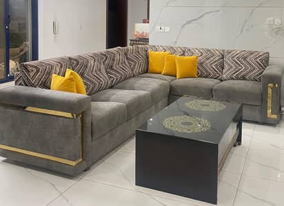 L shaped sofa