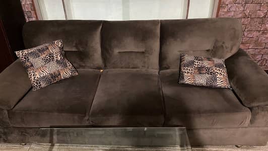 7 seater sofa set with central table
