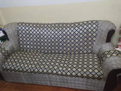 (1) Three Seater Sofa & (2) One seater sofa