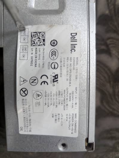 Dell 250W Original Power Supply (D250AD-00)