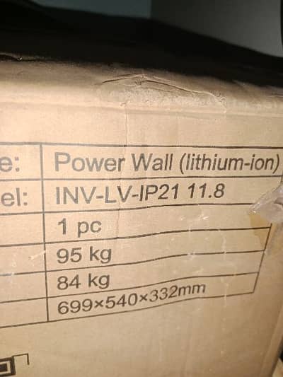Inverex lithium ion battery 11.8 kw