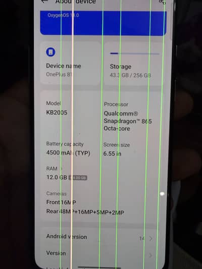 One Plus 8t 12/256